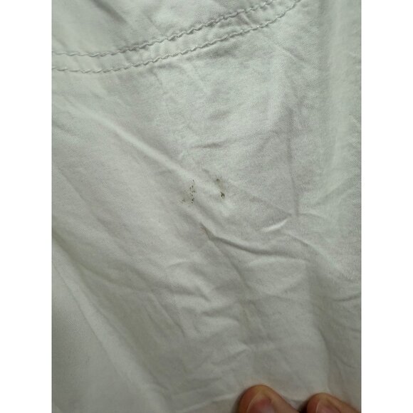 Old Navy Shorts Womens Size 6 White Low Rise Drawstring Waist Cuffed Hem (READ) - Picture 5 of 6